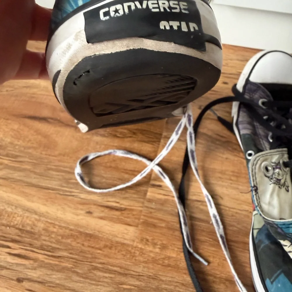 Converse Men’s Chuck Taylor Allstar Batman Penguin High Top Sneakers Size 8 - Picture 11 of 14